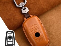 Cover chiave telecomando per Bmw F20 F30 G20 f31 F34 F10 G30 F11 X3 F25 X4 I3 M3 M4 1 3 5 - Cover portachiavi in pelle per Bmw F20 F30 G20 f31 F34 F10 G30 F11 X3 F25 4