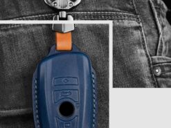 Cover chiave telecomando per Bmw F20 F30 G20 f31 F34 F10 G30 F11 X3 F25 X4 I3 M3 M4 1 3 5 - Cover portachiavi in pelle per Bmw F20 F30 G20 f31 F34 F10 G30 F11 X3 F25 5