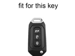 Cover chiave telecomando per Ford Ranger c-max s-max Focus Galaxy Mondeo Transit Tourneo Custom RS ST Fiesta - Cover portachiavi in pelle per Ford Ranger c max s max Focus Galaxy Mondeo Transit Tourneo 2