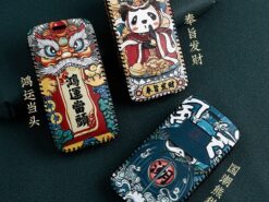 Cover chiave telecomando per Renault Fluence Duster Megane Kadjar Clio Koleos Scenic Sandero - Cover portachiavi in pelle per Renault Fluence Duster Megane Kadjar Clio Koleos Scenic Sandero Car Styling 3