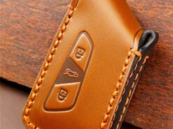 Cover chiave telecomando per VW Volkswagen Golf 8 Mk8 2020 Skoda Octavia 6 Cover chiave telecomando per VW Volkswagen Golf 8 Mk8 2020 Skoda Octavia - Cover portachiavi in vera pelle per VW Volkswagen Golf 8 Mk8 2020 Skoda Octavia Smart Keyless 4