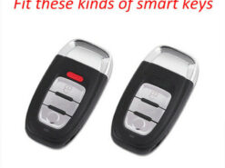 Cover chiave telecomando per Audi A1 A3 A4 A5 A6 A7 A8 Q5 Q7 R8 S5 S7 Q5 RS 4 Cover chiave telecomando per Audi A1 A3 A4 A5 A6 A7 A8 Q5 Q7 R8 S5 S7 Q5 RS - Custodia chiave Auto PU TPU per Audi A1 A3 A4 A5 A6 A7 A8 Q5 Q7 2