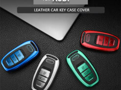 Cover chiave telecomando per Audi A1 A3 A4 A5 A6 A7 A8 Q5 Q7 R8 S5 S7 Q5 RS 5 Cover chiave telecomando per Audi A1 A3 A4 A5 A6 A7 A8 Q5 Q7 R8 S5 S7 Q5 RS - Custodia chiave Auto PU TPU per Audi A1 A3 A4 A5 A6 A7 A8 Q5 Q7 3