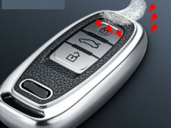 Cover chiave telecomando per Audi A1 A3 A4 A5 A6 A7 A8 Q5 Q7 R8 S5 S7 Q5 RS 6 Cover chiave telecomando per Audi A1 A3 A4 A5 A6 A7 A8 Q5 Q7 R8 S5 S7 Q5 RS - Custodia chiave Auto PU TPU per Audi A1 A3 A4 A5 A6 A7 A8 Q5 Q7 4