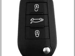Nero 02B Adatto per Peugeot 2008 3008 5008 2 pulsanti telecomando portachiavi conchiglia Ce0523 Hu83 Shell Cover protettore chiave 