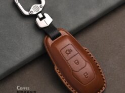 Cover chiave telecomando per Ford Fusion Mondeo Mustang F-150 Explorer Edge 2015 2016 2017 2018 5 Cover chiave telecomando per Ford Fusion Mondeo Mustang F-150 Explorer Edge 2015 2016 2017 2018 - Custodia in pelle per auto chiave per Ford Fusion Mondeo Mustang F 150 Explorer Edge 2015 2
