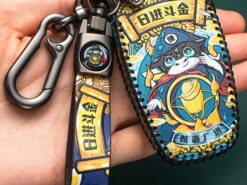 Cover chiave telecomando per Lincoln MKC MKZ MKX 2017 2018 2019 5 Cover chiave telecomando per Lincoln MKC MKZ MKX 2017 2018 2019 - Custodia in pelle per chiave a distanza per auto completa per Lincoln MKC MKZ MKX 2017 2