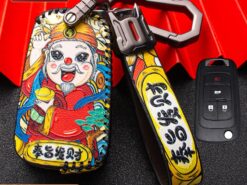 Cover chiave telecomando per Chevrolet per Buick per Cruze Aveo Trax Opel Astra Corsa Meriva Zafira Antara J 4 Cover chiave telecomando per Chevrolet per Buick per Cruze Aveo Trax Opel Astra Corsa Meriva Zafira Antara J - Custodia in pelle per chiave auto per Chevrolet per Buick per Cruze Aveo Trax Opel Astra 2