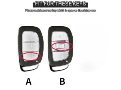 Cover chiave telecomando per Hyundai Ix35 IX45 IX25 I10 I20 I30 HB20 Sonata Verna Solaris Santa Elantra Mistra Protection - Custodia in pelle per chiave auto per Hyundai Ix35 IX45 IX25 I10 I20 I30 HB20 Sonata 2
