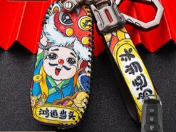 Cover chiave telecomando per Ford Fusion Fiesta Escort Mondeo Everest RangerExplorer 4 Cover chiave telecomando per Ford Fusion Fiesta Escort Mondeo Everest RangerExplorer - Custodia in pelle per telecomando per auto copertura completa per Ford Fusion Fiesta Escort Mondeo Everest 2