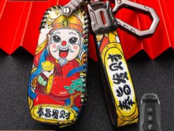 Cover chiave telecomando per Ford Fusion Fiesta Escort Mondeo Everest RangerExplorer 5 Cover chiave telecomando per Ford Fusion Fiesta Escort Mondeo Everest RangerExplorer - Custodia in pelle per telecomando per auto copertura completa per Ford Fusion Fiesta Escort Mondeo Everest 3