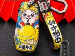 Cover chiave telecomando per Ford Fusion Fiesta Escort Mondeo Everest RangerExplorer 7 Cover chiave telecomando per Ford Fusion Fiesta Escort Mondeo Everest RangerExplorer - Custodia in pelle per telecomando per auto copertura completa per Ford Fusion Fiesta Escort Mondeo Everest 5