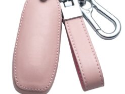 Cover chiave telecomando per Ford MK3 MK4 MK5 Fiesta Ecosport Kuga Explorer Edge Mustang 3 4 ST Mondeo - Custodia in pelle per telecomando per auto copertura completa per Ford MK3 MK4 MK5 Fiesta Ecosport 3