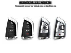 Cover chiave telecomando per BMW serie 5 G30 G38 F30 F20 X1 X3 X5 - Custodia morbida per Auto in TPU per BMW serie 5 G30 G38 F30 F20 X1 X3 2