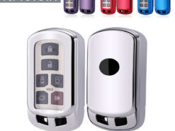 Cover chiave telecomando per Toyota Sienna 2012 2014 2016 Tacoma - Custodia morbida per chiavi in TPU per Toyota Sienna 2012 2014 2016 Tacoma Smart Keyless Remote 1