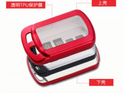 Cover chiave telecomando per Toyota Sienna 2012 2014 2016 Tacoma - Custodia morbida per chiavi in TPU per Toyota Sienna 2012 2014 2016 Tacoma Smart Keyless Remote 4