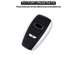 Cover chiave telecomando per Subaru Impreza Crosstrek Legacy Outback BRZ Forester STI WRX - Custodia morbida per telecomando in TPU per telecomando per Subaru Impreza Crosstrek Legacy Outback BRZ Forester 2