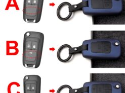 Cover chiave telecomando per Chevrolet per Buick per Cruze Aveo Trax Opel Astra Corsa Meriva Zafira Antara J 5 Cover chiave telecomando per Chevrolet per Buick per Cruze Aveo Trax Opel Astra Corsa Meriva Zafira Antara J - Custodia per chiave auto ABS per Chevrolet per Buick per Cruze Aveo Trax Opel Astra Corsa 3