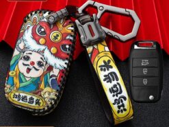 Cover chiave telecomando per KIA Sid Rio Soul Sportage Ceed Sorento CeratoK2 K3 K4 K5 5 Cover chiave telecomando per KIA Sid Rio Soul Sportage Ceed Sorento CeratoK2 K3 K4 K5 - Custodia pieghevole in pelle per auto chiave per KIA Sid Rio Soul Sportage Ceed Sorento CeratoK2 3