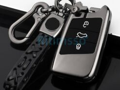 Cover chiave telecomando per VW Volkswagen Skoda Superb Magotan Passat B8 A7 Golf - Custodia portachiavi in lega di zinco per VW Volkswagen Skoda Superb Magotan Passat B8 A7 Golf 2