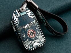 Cover chiave telecomando per Honda Civic City Vezel Accord HR-V CRV Polit Jazz Jade Crider Odyssey - Custodia portachiavi in pelle con copertura completa per Honda Civic City Vezel Accord HR V CRV 10