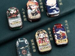 Cover chiave telecomando per Honda Civic City Vezel Accord HR-V CRV Polit Jazz Jade Crider Odyssey - Custodia portachiavi in pelle con copertura completa per Honda Civic City Vezel Accord HR V CRV 11