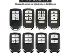 Cover chiave telecomando per Honda Civic City Vezel Accord HR-V CRV Polit Jazz Jade Crider Odyssey - Custodia portachiavi in pelle con copertura completa per Honda Civic City Vezel Accord HR V CRV 8