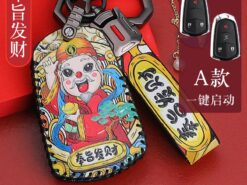 Cover chiave telecomando per Cadillac ATS CT6 CTS DTS XT5 Escalade ESV SRX STS XTS ELR 2014 2015 2016 2017 2018 4 Cover chiave telecomando per Cadillac ATS CT6 CTS DTS XT5 Escalade ESV SRX STS XTS ELR 2014 2015 2016 2017 2018 - Custodia portachiavi in pelle con telecomando per Cadillac ATS CT6 CTS DTS XT5 Escalade ESV SRX 2