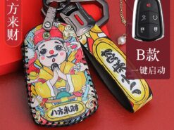 Cover chiave telecomando per Cadillac ATS CT6 CTS DTS XT5 Escalade ESV SRX STS XTS ELR 2014 2015 2016 2017 2018 7 Cover chiave telecomando per Cadillac ATS CT6 CTS DTS XT5 Escalade ESV SRX STS XTS ELR 2014 2015 2016 2017 2018 - Custodia portachiavi in pelle con telecomando per Cadillac ATS CT6 CTS DTS XT5 Escalade ESV SRX 5