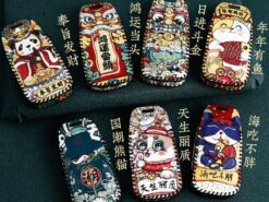 Cover chiave telecomando per Audi A1 A3 A4 A5 Q7 A6 C5 C6 7 Cover chiave telecomando per Audi A1 A3 A4 A5 Q7 A6 C5 C6 - Custodia portachiavi in pelle per Audi A1 A3 A4 A5 Q7 A6 C5 C6 supporto per 11