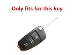 Cover chiave telecomando per Audi A1 A3 A4 A5 Q7 A6 C5 C6 4 Cover chiave telecomando per Audi A1 A3 A4 A5 Q7 A6 C5 C6 - Custodia portachiavi in pelle per Audi A1 A3 A4 A5 Q7 A6 C5 C6 supporto per 8