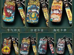 Cover chiave telecomando per Jeep Grand Cherokee Compass Patriot Dodge Journey Chrysler 300CRenegade - Custodia portachiavi in pelle per Jeep Grand Cherokee Compass Patriot Dodge Journey Chrysler 300CRenegade Car Key 3