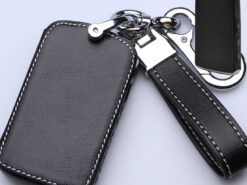 Cover chiave telecomando per Mazda 3 Alexa 2019 2020 5 Cover chiave telecomando per Mazda 3 Alexa 2019 2020 - Custodia portachiavi in pelle per Mazda 3 Alexa 2019 2020 berlina berlina 3 pulsanti portachiavi conchiglia 3