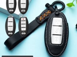 Cover chiave telecomando per Nissan Qashqai J10 J11 x-trail T31 T32 - Custodia portachiavi in pelle tpu Shell Full Cover per Nissan Qashqai J10 J11 x trail T31 3