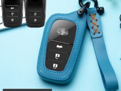 Cover chiave telecomando per Toyota Chr c-hr Land Cruiser 200 Avensis Auris Corolla - Custodia portachiavi in pelle tpu per Toyota Chr c hr Land Cruiser 200 Avensis Auris Corolla 5