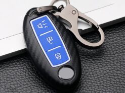 Cover chiave telecomando per Nissan Qashqai J10 J11 x-trail T31 T32 tira Tiida Pathfinder Murano Note Juke - Custodia portachiavi per auto con copertura completa in Silicone ABS Silicone per Nissan Qashqai J10 J11 3