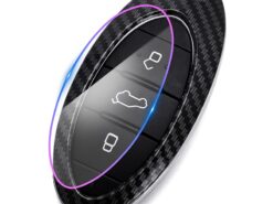 Cover chiave telecomando per Pentium T33 T77 T99 X80 - Custodia protettiva in ABS di carbonio per portachiavi auto per Pentium T33 T77 T99 X80 cover 5