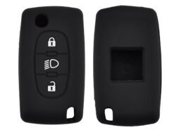 Cover chiave telecomando in silicone per Citroen C2 C3 C4 Picasso Xsara C5 C6 C8 - Custodia protettiva in Silicone per telecomando con chiave a conchiglia custodia protettiva per Citroen C2 C3 4