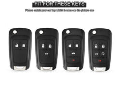 Cover chiave telecomando per Buick Verano GM Chevy Chevrolet Cruze Malibu Camaro Impala - Custodia protettiva in TPU per auto portachiavi senza chiave Fob telecomando per Buick Verano GM Chevy 2