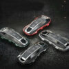 Cover chiave telecomando per Porsche Cayenne Panamera 911 serie 992 2017-2020 - Custodia protettiva in pelle TPU di alta qualit custodia protettiva adatta per Porsche Cayenne Panamera 911