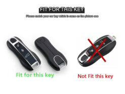 Cover chiave telecomando per Porsche Cayenne Panamera 911 serie 992 2017-2020 4 Cover chiave telecomando per Porsche Cayenne Panamera 911 serie 992 2017-2020 - Custodia protettiva in pelle TPU di alta qualit custodia protettiva adatta per Porsche Cayenne Panamera 911 2