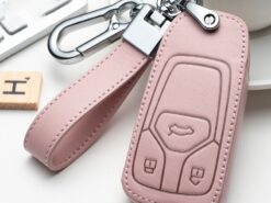 Cover chiave telecomando per Audi C6 A7 A8 R8 A1 A3 A4 A5 Q7 A6 C5 4 Cover chiave telecomando per Audi C6 A7 A8 R8 A1 A3 A4 A5 Q7 A6 C5 - Custodia protettiva in pelle per Auto custodia protettiva protezione accessori Auto FOB per Audi C6 A7 2
