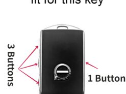 Cover chiave telecomando per Smart Car custodia per VOLVO S90 V90 XC90 XC60 XC40 - Custodia protettiva in pelle per Smart Car custodia per VOLVO S90 V90 XC90 XC60 XC40 custodia 2