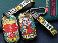 Cover chiave telecomando per Kia Ceed Rio Rio5 Sportage R K3 KX3 K4 K5 Ceed Sorento Cerato Optima - Custodia protettiva in pelle per chiave auto custodia protettiva per Kia Ceed Rio Rio5 Sportage R 3