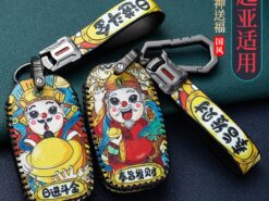 Cover chiave telecomando per Kia Ceed Rio Rio5 Sportage R K3 KX3 K4 K5 Ceed Sorento Cerato Optima - Custodia protettiva in pelle per chiave auto custodia protettiva per Kia Ceed Rio Rio5 Sportage R 5