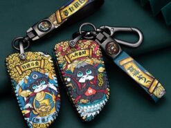 Cover chiave telecomando per BMW X1 X3 X4 X5 F15 X6 F16 G30 7 serie G11 F48 F39 520 525 F30 118i 218i 320i - Custodia protettiva in pelle per custodia chiave per BMW X1 X3 X4 X5 F15 X6 F16 16