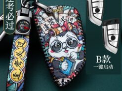 Cover chiave telecomando per BMW X1 X3 X4 X5 F15 X6 F16 G30 7 serie G11 F48 F39 520 525 f30 118i 218i 320i - Custodia protettiva in pelle per custodia chiave per BMW X1 X3 X4 X5 F15 X6 F16 3