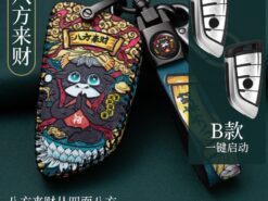 Cover chiave telecomando per BMW X1 X3 X4 X5 F15 X6 F16 G30 7 serie G11 F48 F39 520 525 f30 118i 218i 320i - Custodia protettiva in pelle per custodia chiave per BMW X1 X3 X4 X5 F15 X6 F16 4