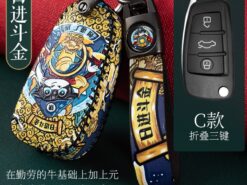 Cover chiave telecomando per Audi A1 A3 8P 8V 8L A4 B6 B7 B8 A5 8T A6 C5 C6 C7 A7 4G A8 4E D3 D4 TT 8N 8J MK1 MK2 5 Cover chiave telecomando per Audi A1 A3 8P 8V 8L A4 B6 B7 B8 A5 8T A6 C5 C6 C7 A7 4G A8 4E D3 D4 TT 8N 8J MK1 MK2 - Custodia protettiva in pelle per telecomando per Audi A1 A3 8P 8V 8L A4 B6 B7 2