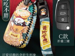 Cover chiave telecomando per Audi A1 A3 8P 8V 8L A4 B6 B7 B8 A5 8T A6 C5 C6 C7 A7 4G A8 4E D3 D4 TT 8N 8J MK1 MK2 7 Cover chiave telecomando per Audi A1 A3 8P 8V 8L A4 B6 B7 B8 A5 8T A6 C5 C6 C7 A7 4G A8 4E D3 D4 TT 8N 8J MK1 MK2 - Custodia protettiva in pelle per telecomando per Audi A1 A3 8P 8V 8L A4 B6 B7 4